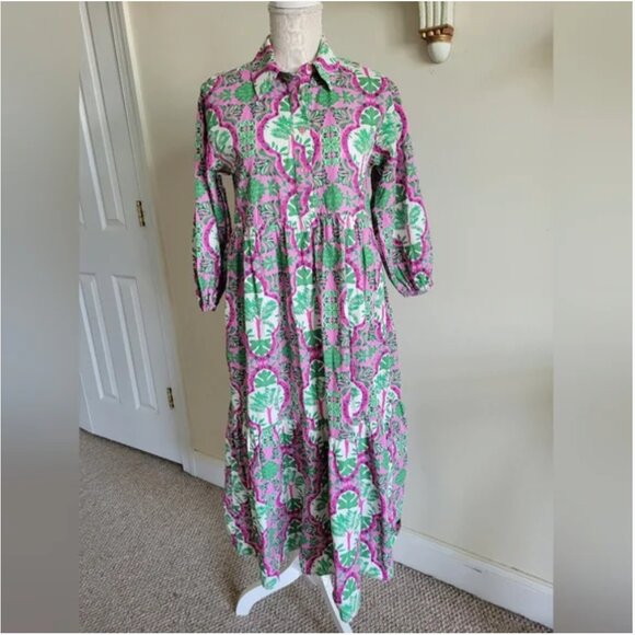 Anthropologie Maeve The Bettina Midi Dress. XS - Picture 2 of 6